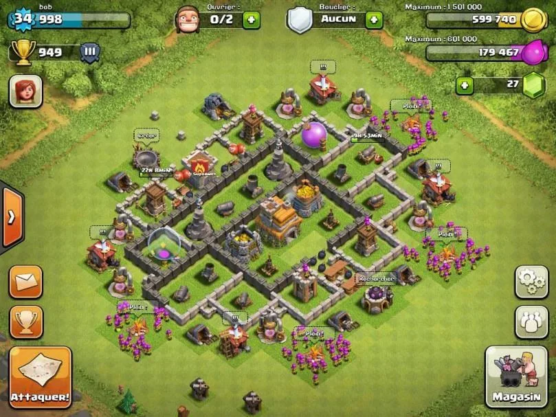 clash of clans base th 7