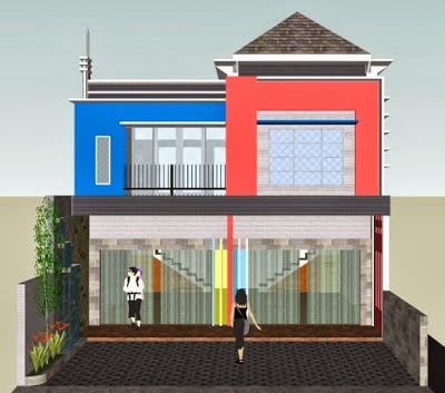 Desain Ruko Rumah Toko Minimalis Modern Terbaru 2014 