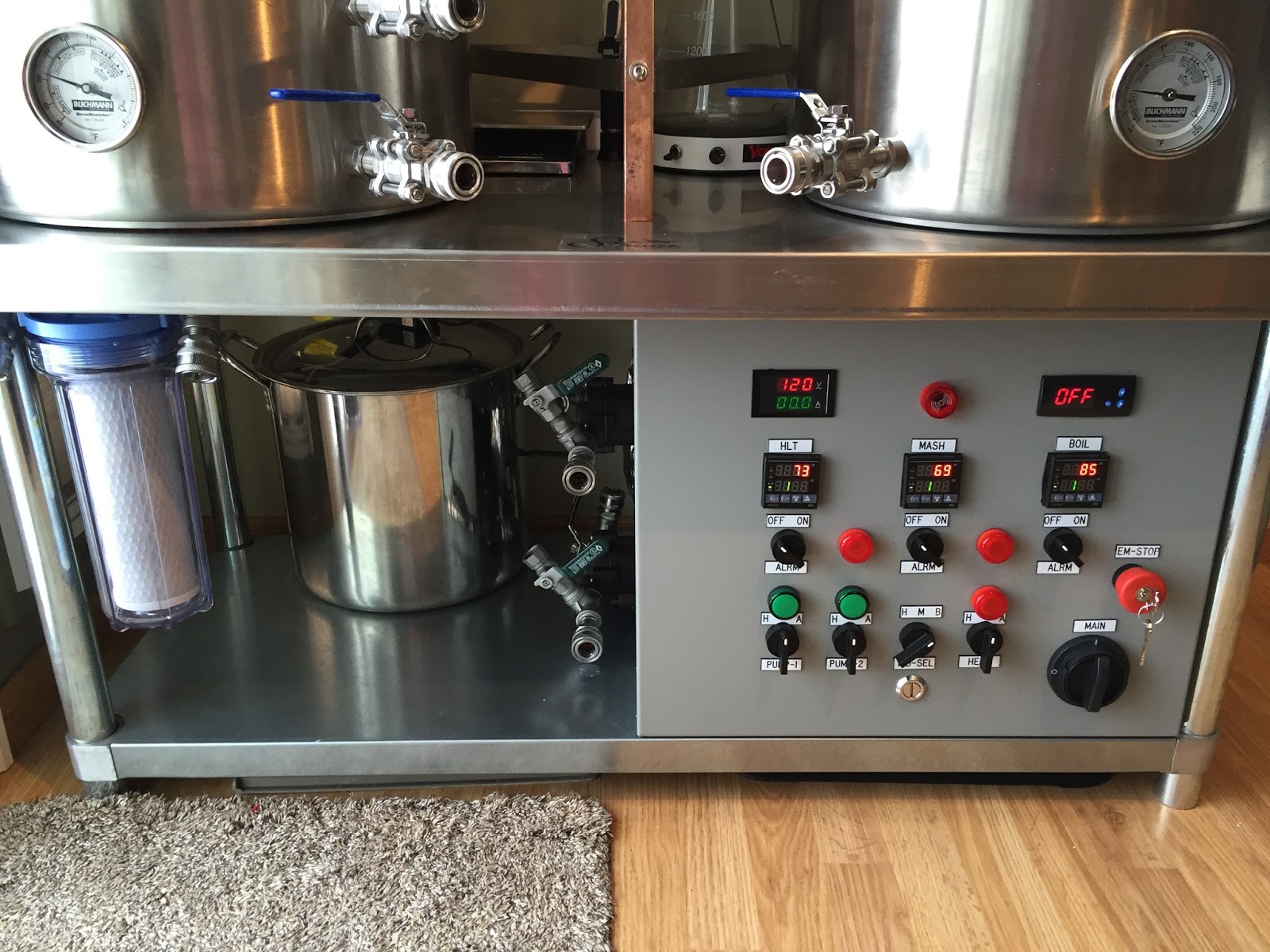 Electric HERMS Brewery System Build