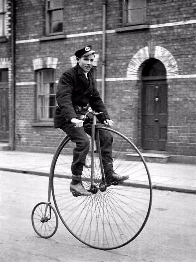 Penny Farthing  Cycling Through Time in Captivating Vintage Photographs - 17