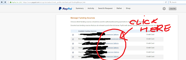 Conversion option για το Paypal - Ebay