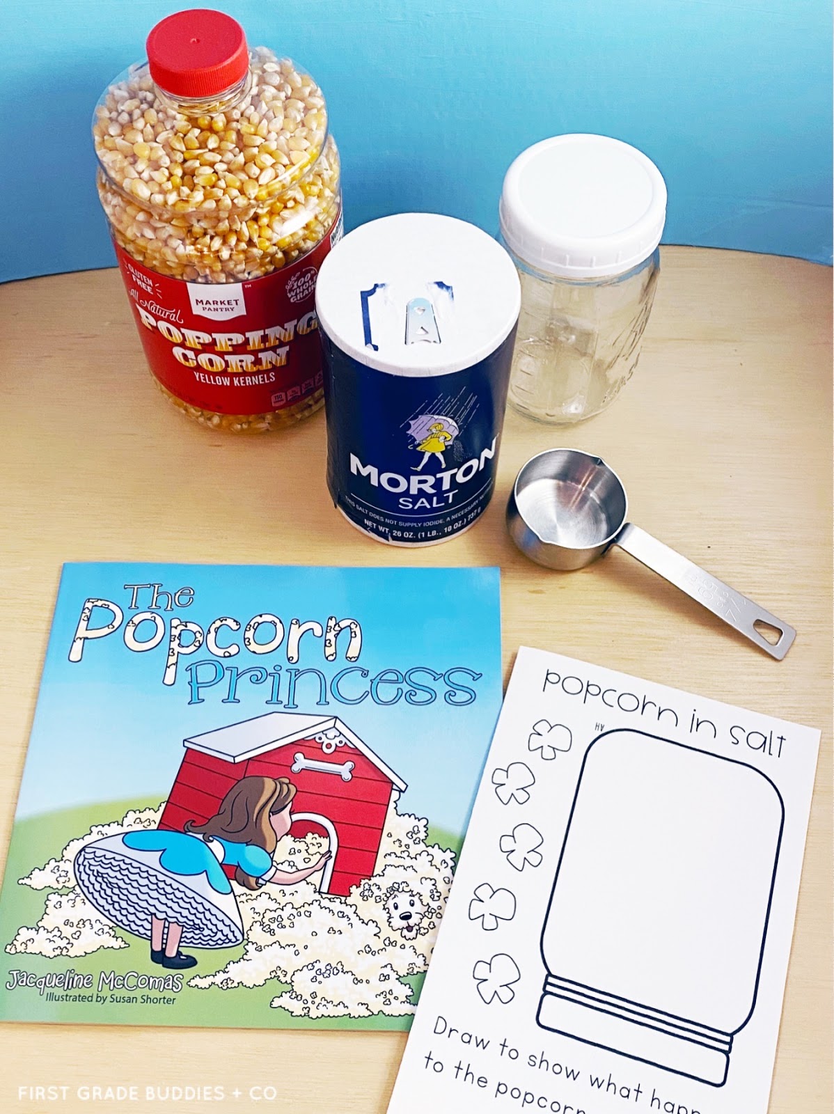 Simple Science: Popcorn in Salt | First Grade Buddies