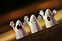 Silly Halloween ghosts