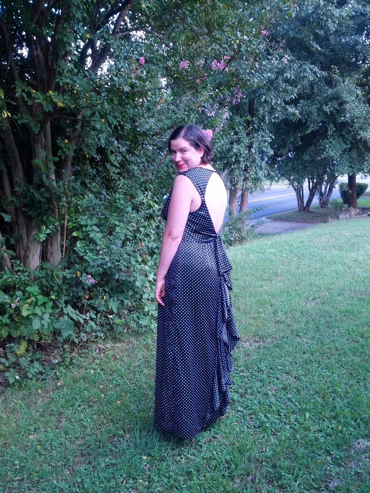 powder blue with polka dots (a hodgepodge) The best dress ever (ever