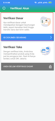 Verifikasi Akun Payfazz