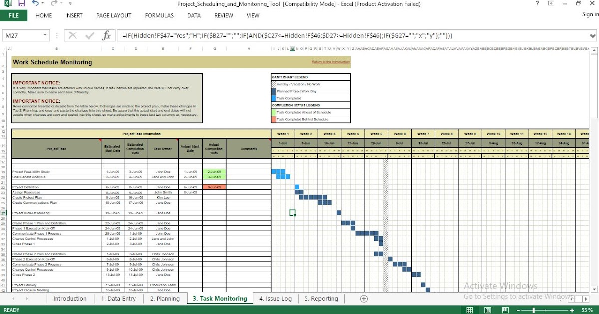 Project Planning and Monitoring Tool ENGINEERING MANAGEMENT