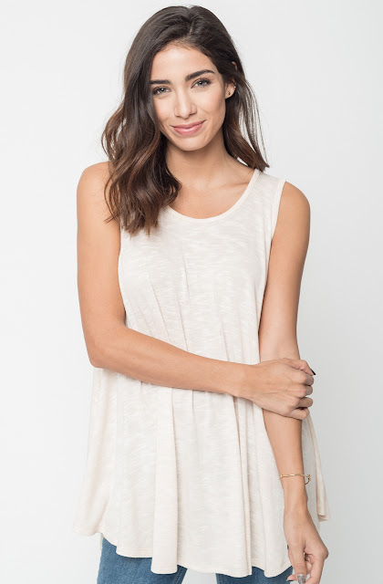 Buy Now Heathered Sleeveless Tunic Online 