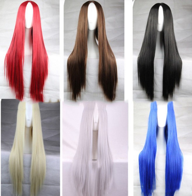 Middle Score Long Straight Hair Wig Nana Shopping