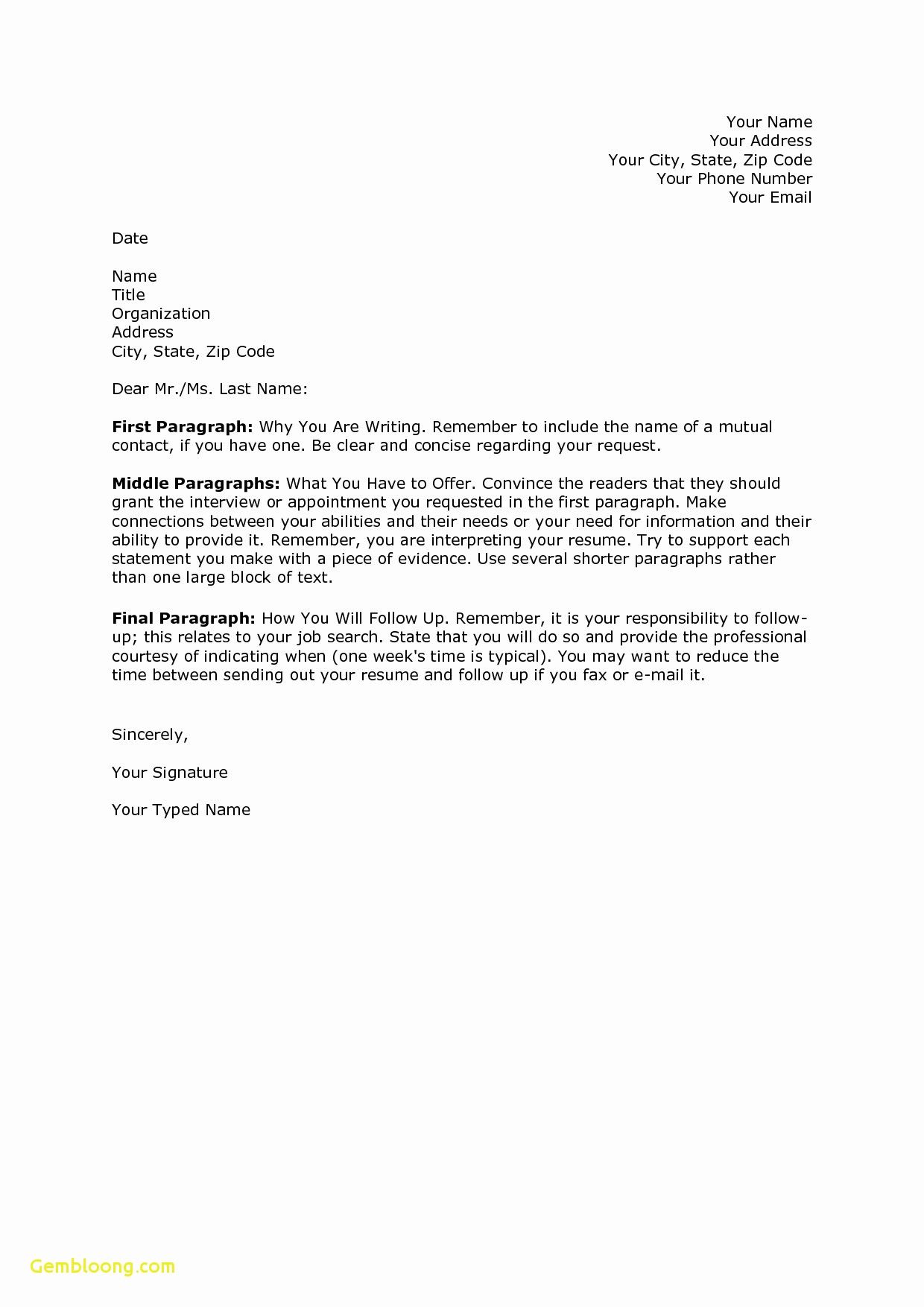 cover letter template doc word