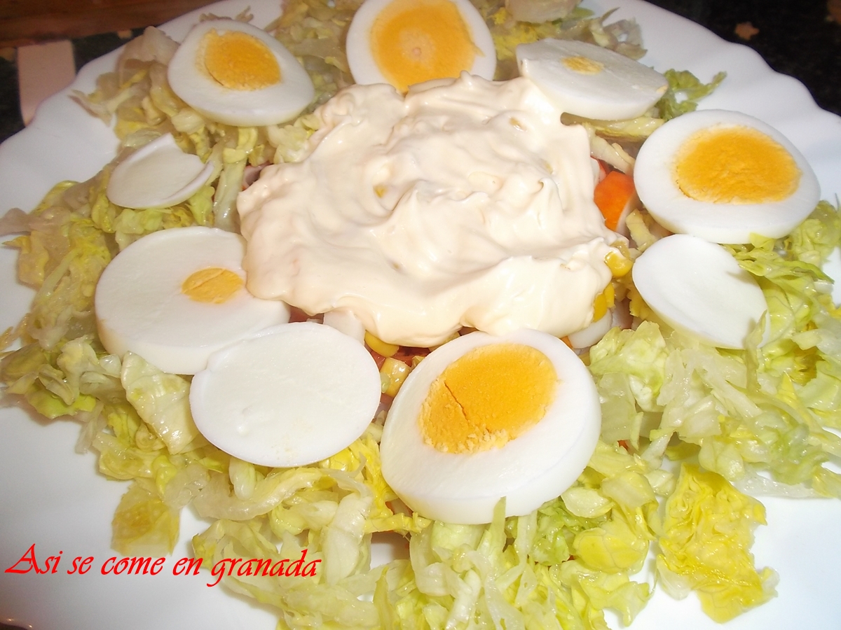 Así se come en Granada.: Ensalada de apio y zanahoria