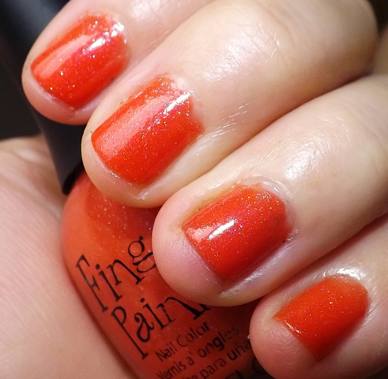 NaeSays Finger Paints Nail Polish in Sarong so Right Review & Swatch