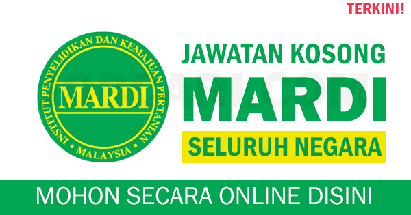 JAWATAN KOSONG TERKINI MARDI 2017 - SELURUH NEGARA - JOBCARI.COM