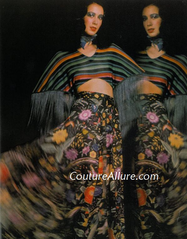 Couture Allure Vintage Fashion: Pattern, Color, and Texture - 1971