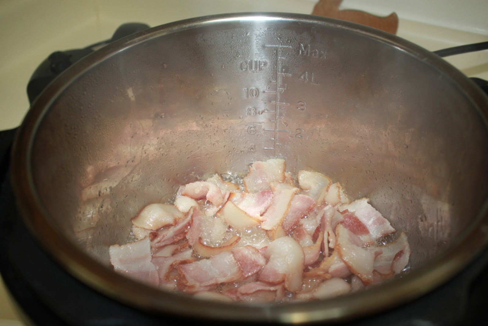 Reflections of katlupe Cooking Bacon In The Instant Pot