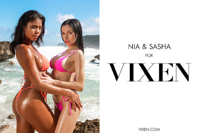 Sasha Rose and Nia Nacci Spoiled Rotten Team Up and Have Threesome Fuck Vixen