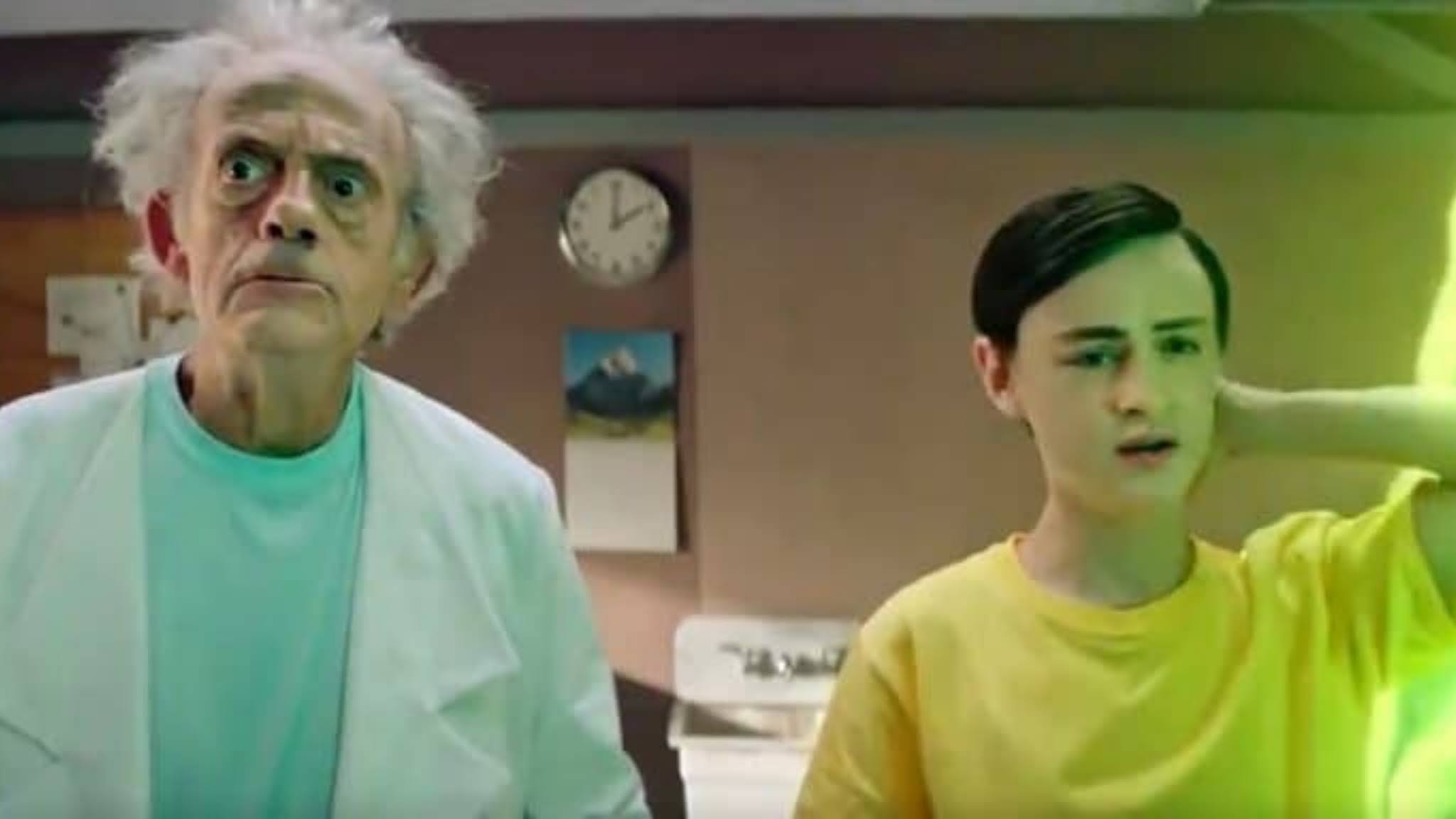 ‘Rick and Morty’ ganha comercial live action com Christopher Lloyd e Jaeden Martell