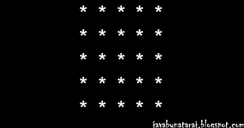 Java Program to Print Square Pattern with Stars | JAVAbyNATARAJ