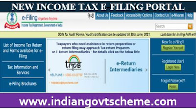 NEW INCOME TAX E-FILING PORTAL