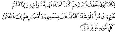 Surat Al-Baqarah Ayat 20