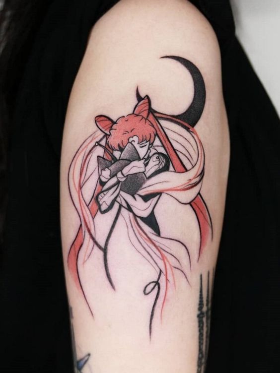 Inspiração: Tatuagens fofas para fãs de Sailor Moon!