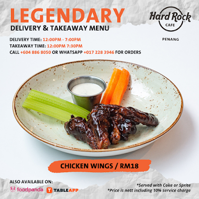 Legendary Delivery & Takeaway di Hard Rock Hotel Penang