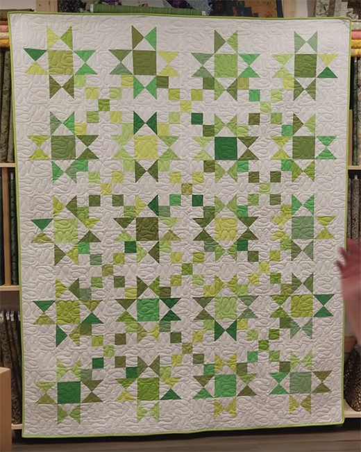 Quilting Land Stars & 4 Patches Quilt