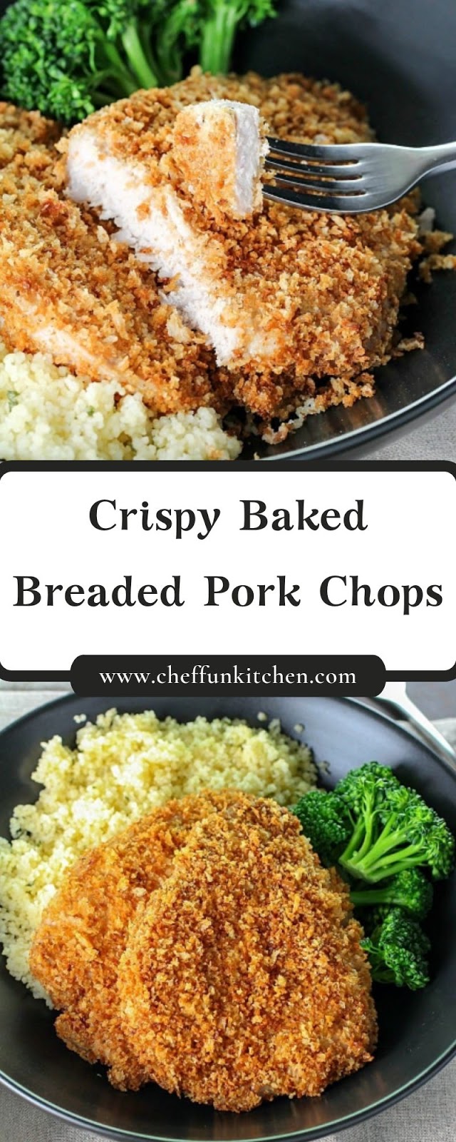 Crispy Baked Breaded Pork Chops Crispy Baked Breaded Pork Chops