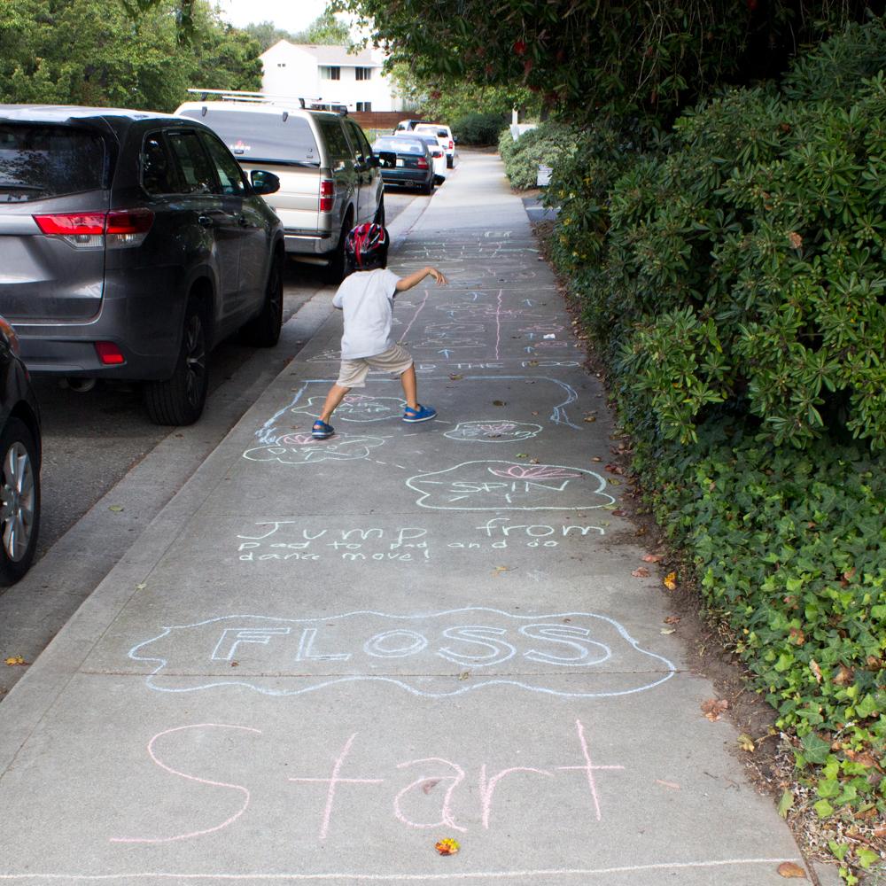 7 sidewalk chalk ideas to draw with the kids