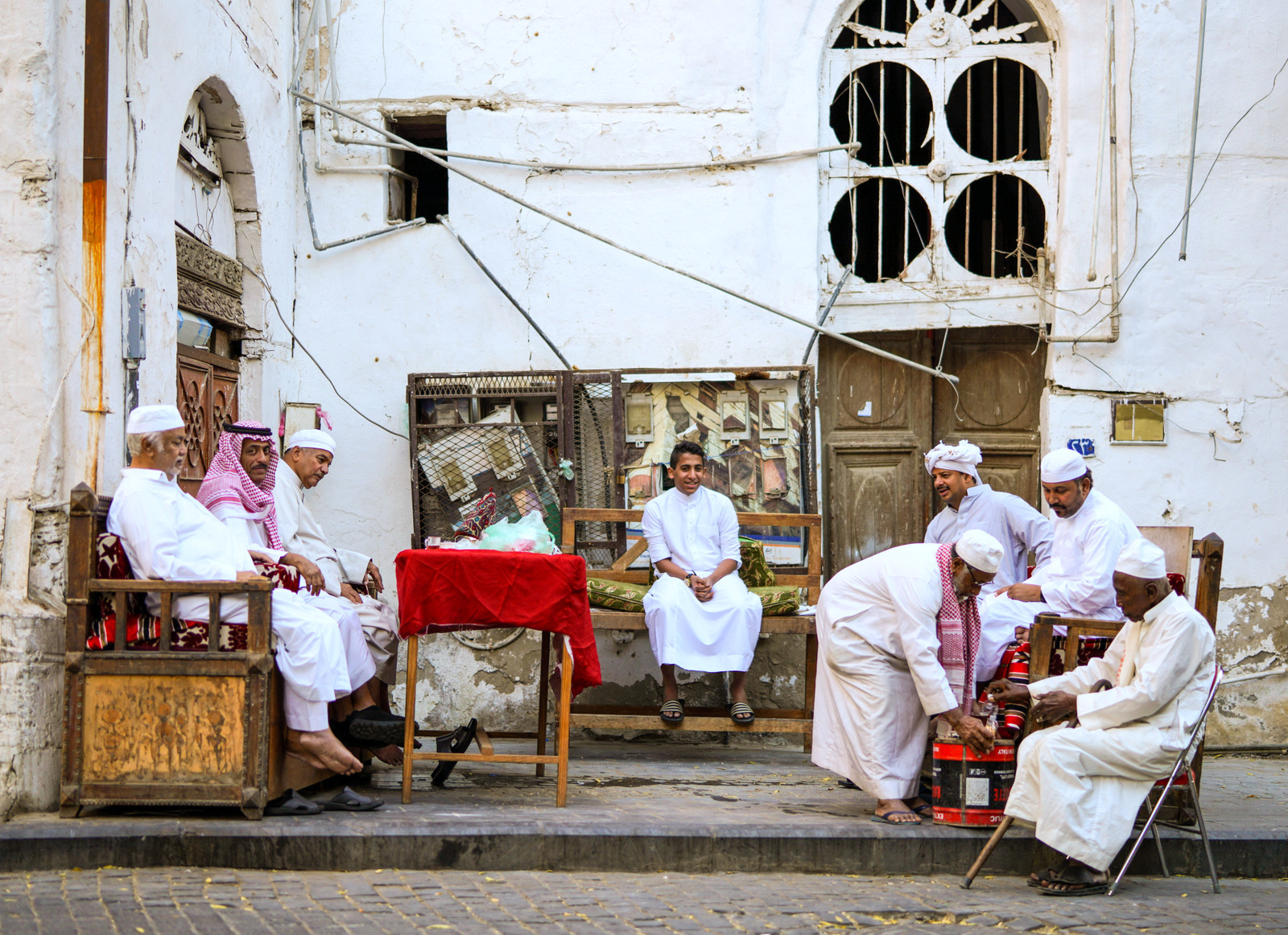 arabic tea & ayran, saudi arabia