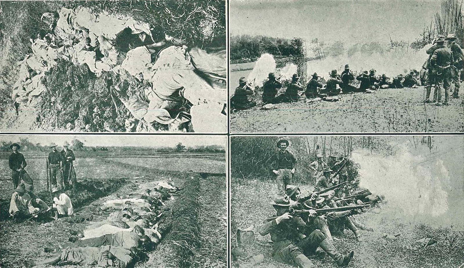 Earth No War Ngo Enwn The American Army Fired A Mass Fire On The Moro Rebellion Around April 1903 And Many Moro Corpses Were Scattered On The Ground