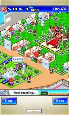 Relaxing In Front Of A Stairs