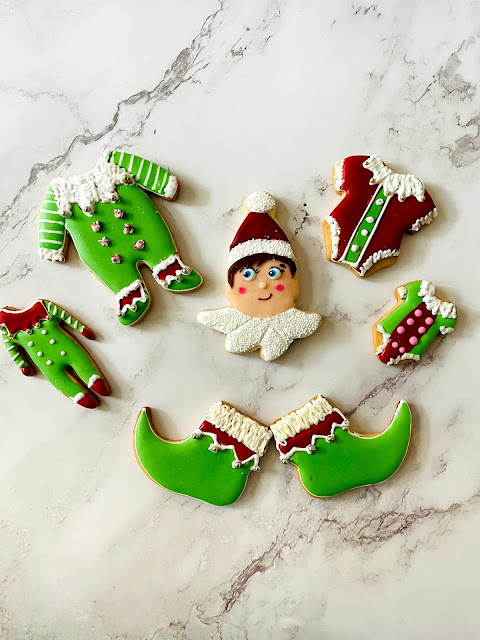 Elf on the shelves cookies @www.thecookiecouture.com