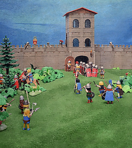 PLAYMOBIL DIORAMA HADRIAN´S WALL