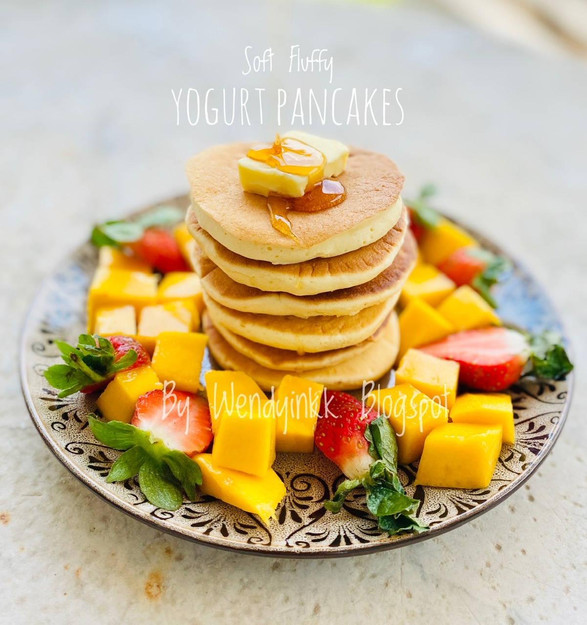 Table for 2.... or more Soft Fluffy Yogurt Pancakes