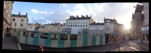 La Place Saint-Germain de Rennes vue depuis l'angle nord-est de la place - 05 mai 2015