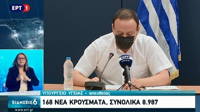 Live: Η ενημέρωση για τον κορονοϊό από Μαγιορκίνη και Χαρδαλιά