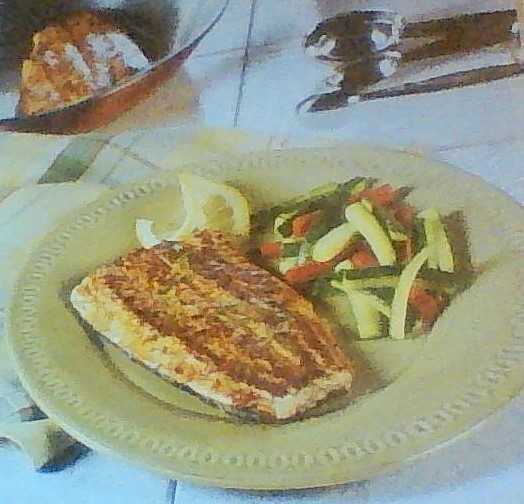 Le Chef Pierre D'Iberville Skillet fish with lemon tarragon butter