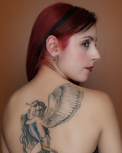 female chest tattoo designs