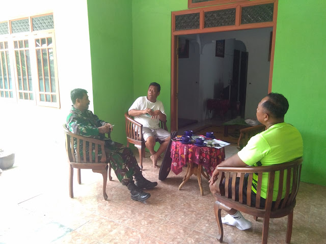 Danramil 22 Wonosari Jalin Silahturahmi Dengan Pensiunan