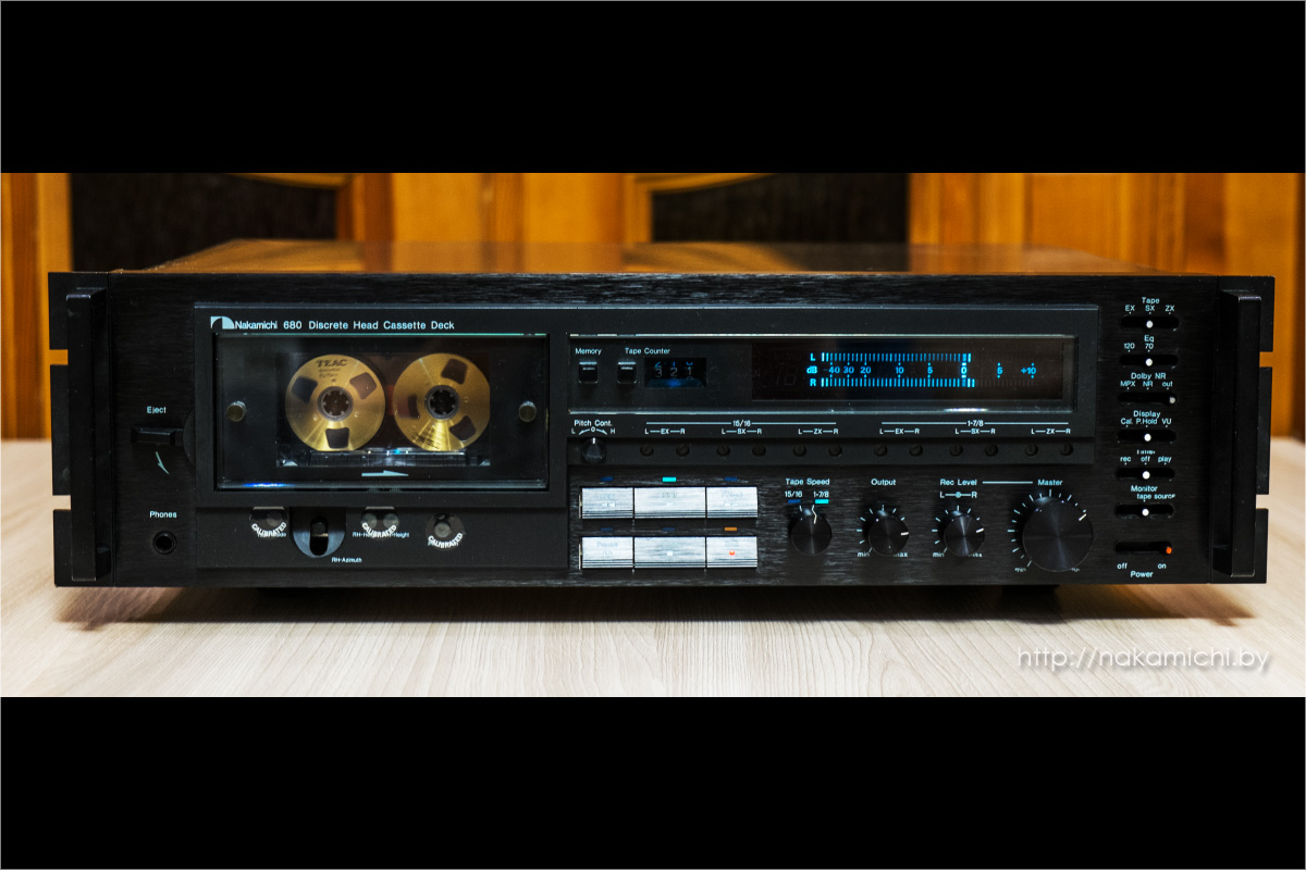Vintage Audio Discrete Head Cassette Deck Nakamichi 680