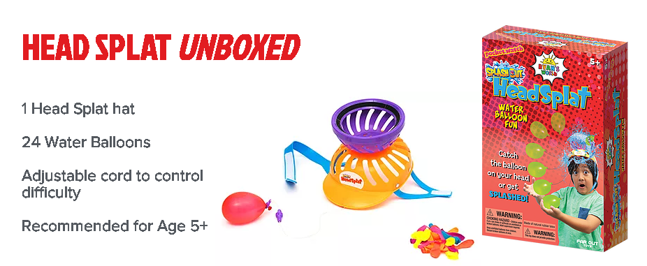 ryan's world head splat