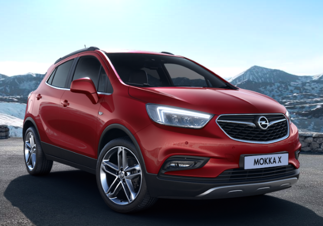 Opel Mokka X (2016 à 2019) - Couleurs et code peinture