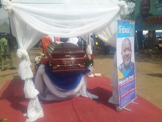 Photos from the burial of Taraba Lawmaker kidnapped and gruesomely murdered by his abductors after collecting N35million ransom