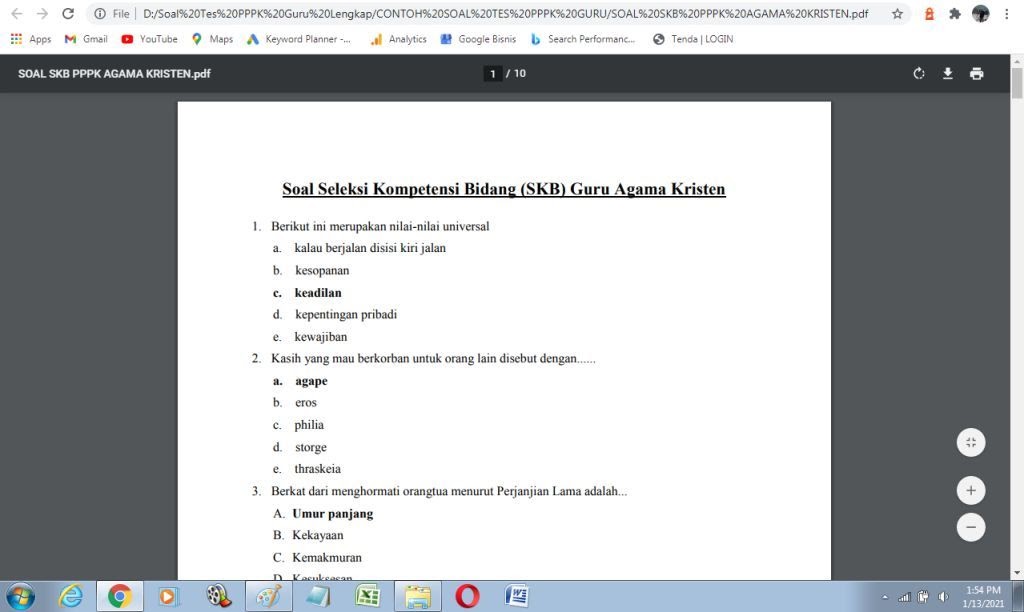 Soal reading comprehension smp kelas 7 picture