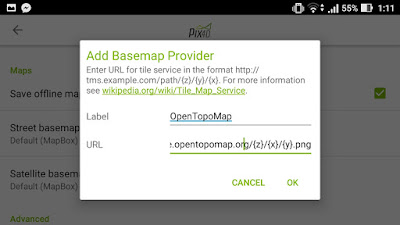 pix4dcapture add basemap provider tile.opentopomap.org TMS label url wikipedia tile map services