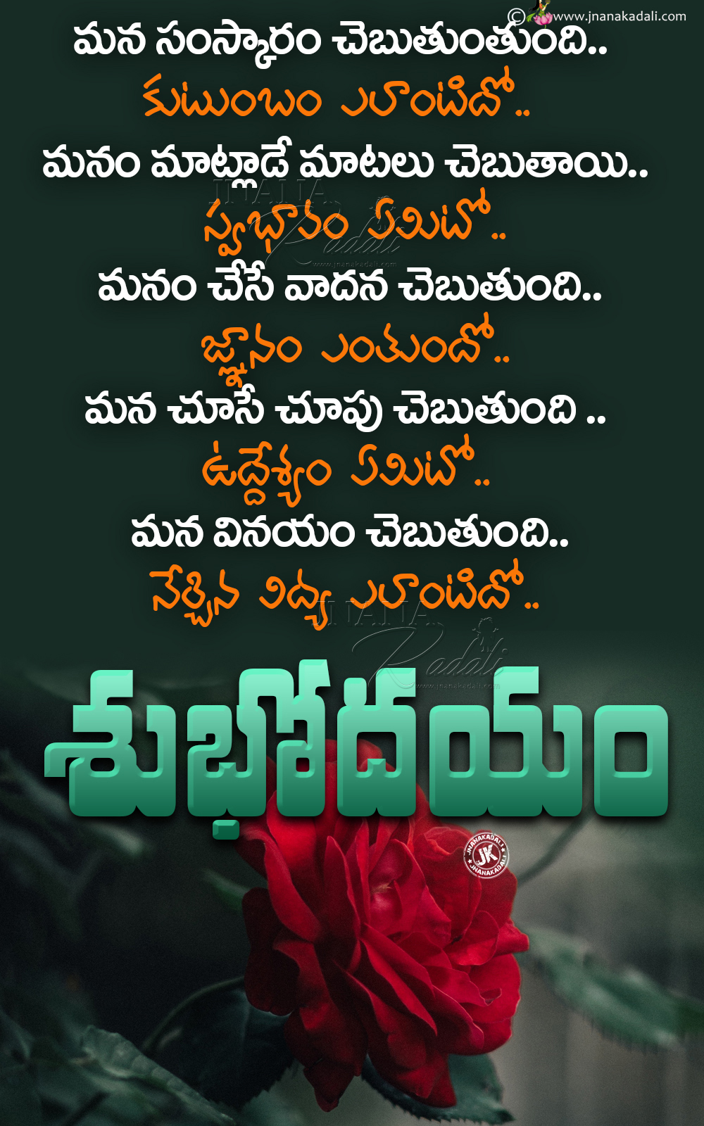 Good Morning Quotes in Telugu-Best Words about Life in Telugu For ...