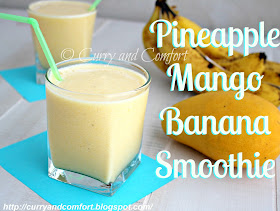 Kitchen Simmer: Pineapple Mango Banana Smoothie (Dairy Free)