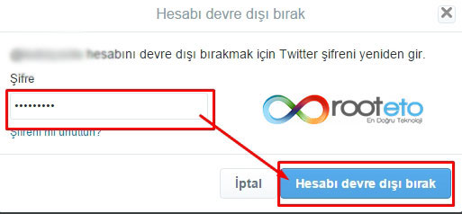 twitter hesap kapatma silme 4