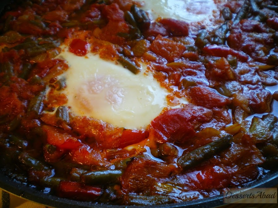 Shakshuka recién salido del horno